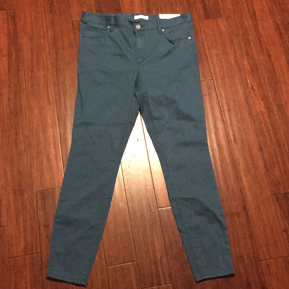 Loft Brand Teal sateen leggings